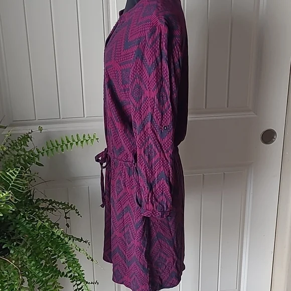 Skies Are Blue Chevron POCKETS Tunic S - Picture 3 of 7